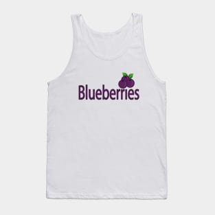 Blueberries Fun Design Tank Top